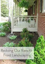 May 27, 2015 · casual, contemporary style is the hallmark of a ranch home — and, sometimes, your best bet is to emphasize what you've already got. Redoing Our Ranch S Front Landscaping Young House Love