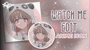 Don't forget to subscribe to my channel click the notification bell button. Watch Me Edit How To Make Anime Icon Xoxoxantzu Youtube