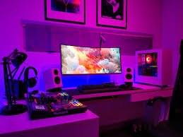Some fun wall art ideas include neon or lit wall art to add a little extra to the room. Pc Gaming Room Must Haves Novocom Top