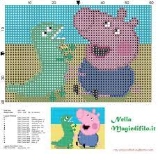 Free cross stitch patterns to download from my cross stitching site, mini black cats and so much more! Brother Of Peppa Pig George Playing With His Dinosaur Free Cross Stitch Patterns Simple Unique Alphabets Baby Cross Stitch Pictures Cross Stitch Patterns Free Small Cross Stitch