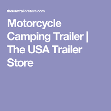 Solace Deluxe Motorcycle Camping Trailer 23 Cu Ft Camping Trailer Motorcycle Camping Camping