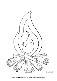 Everyday life coloring pages & printables. Campfire Coloring Pages Free Outdoor Coloring Pages Kidadl