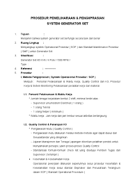 So please help us by. Prosedur Pemeliharaan Dan Pengoprasian Genset 97