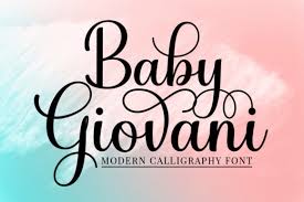 Fast highlander handwrite regular by rogerio marques. Baby Giovani Script Font Free Font Download