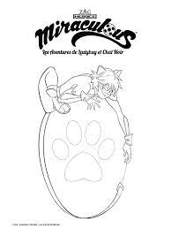 coloriage miraculous l empreinte de chat noir dessin anime voiture