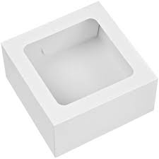 Our way to celebrate 3ct white treat box is made of card paper. Wilton Window Treat Boxes 4 X 8