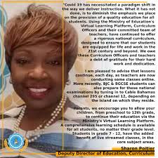 A message the executive team of MOE.