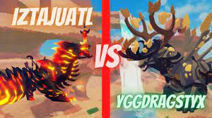 IZTAJUATL VS YGGDRAGSTYX | Creatures of Sonaria - YouTube