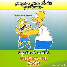 Cuando eres joven solo imaginas tu vida como estrella de rock, o fotografo de l a revista playboy, hasta que un dia llega una mujer y te echa sus garras!, y emp ieza a tener un. Dia Padre Con Homero Simpson Dia Del Padre Feliz Dia Del Padre Frases Dia Del Padre