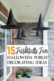 Here are 21 fall front porch decor ideas to cozy up and make your front porch more welcoming this upcoming autumn season! 15 Frightfully Cute Ways To Decorate A Porch For Halloween