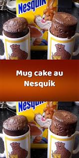 Mug Cake Au Nesquik Recette Dessert Facile Recette Mugcake Gateau Nesquik