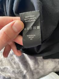 Vetements Vetements Double Layered Maria Weed Tee in Black and White