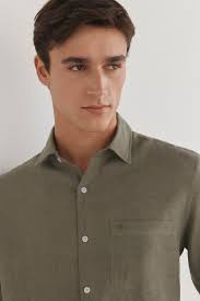 Camisa lino lisa