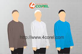 Download Download Mockup Baju Koko Lengan Panjang Keren Format Cdr Gratis 4corel Com
