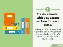 4 Ways To Be Organized In School - Wikihow