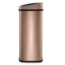 Enjoy free shipping on most stuff, even big stuff. Gold 13 Gallon Stainless Steel Kitchen Trash Can With Motion Sensor Lid