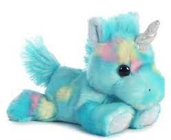 7 Inch Blueberryripple Blue Unicorn Plush Stuffed Animal By Aurora Unicorn Plush Unicorn Toys Cute Stuffed Animals