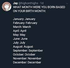 This was the case for the parents of carrick stafford wood, who was born with cancer — specifically, acute myeloid leukemia (or aml). What Month You Were Born In Is Based On Your Birth Month Notinteresting
