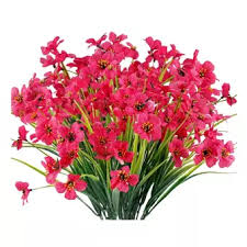Tips to use fade resistant flowers for outdoor artificial landscaping and learn where to buy silk flowers. 12 Bundles Artificial Flowers Outdoor Fake Flowers No Fade Faux Plastic Plants Garden Porch Window Box Decorating Buy Online At Best Prices In Nepal Daraz Com Np