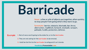 Barricade How To Pronounce Ways Of Learning English Words