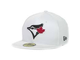 Toronto Blue Jays Mlb White And Black 59fifty Cap Blue Jays Toronto Blue Jays New Era Hats