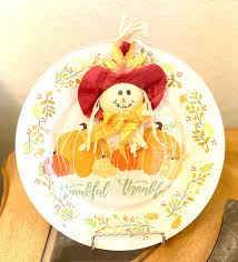 excited to share this item from my etsy shop personalized halloween plate pumpkin table de halloween plates pumpkin table decorations personalized halloween