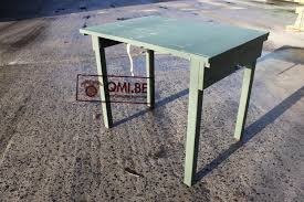 After atomic bombs are dropped on hiroshima and nagasaki, japan surrenders on 14. U S Folding Field Table Repro