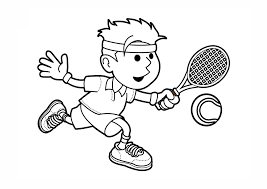 Otros juegos que podrían usar los niños este verano son la pelota, la comba o los juegos gigantes, como el parchís de suelo, que recientemente premiado como mejor juego del verano en el festival del juguete. Colorea En Casa Dibujos De Tenis Para Ninos Quedateencasa Murcia Club De Tenis