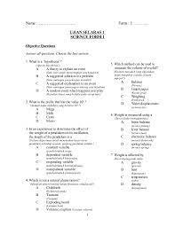 1 bahasa melayu kssm tingkatan 3. Latihan Sains Tingkatan 1