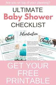 Baby Shower Checklist Baby Shower Planning Checklist Baby Shower Checklist Baby Shower Planning