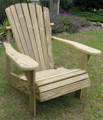 Weathercraft Pressure Treated Natural Unfinished Adirondack Chair Pine 101 500 Goedekers Com Wood Adirondack Chairs Adirondack Chair Patio Chairs