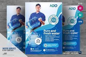 Water Delivery Promotional Flyer Promotional Flyers Water Delivery Flyer