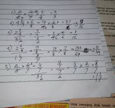 Berapa Hasil Dari 1 7 18 X 1 6 7 X 5 8 2 4 3 4 X 6 8 3 2 3 4 5 1 2 4 2 3 8 1 7 8 Brainly Co Id