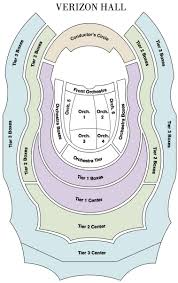 Unfolded Seating Chart For Orchestra Kimmel Center View From