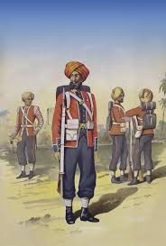 Historic Indian Army Soldiers in a ...