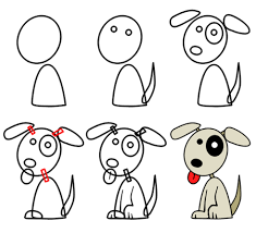 Check them out below and vote for the creepiest, or if you have a weird sense of humor, coolest drawings! How To Draw Cartoon Puppies Tiere Malen Karikaturen Zeichnen Malen Mit Kindern