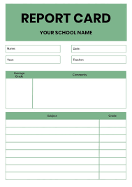 If you find any mistakes in your credit report correct. Report Card Template Customizable Report Cards