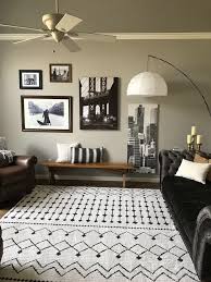 Rhodes Geometric Black Charcoal White Area Rug Black And White Living Room White Rug Living Room Living Room Decor Inspiration
