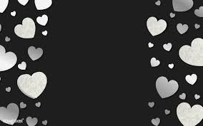 Black And White Heart Background Designs Silver Hearts Background Design Vector Free Image By Rawpixel Com Kappy Kappy Background Design Vector Pink Heart Background Vector Free