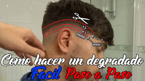 7.1 vídeo de cómo hacer el corte fade paso a paso: Como Hacer Un Corte De Cabello Tipo Fade O Degradado