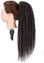 Amazon.com : Afro Puff Marley Braids Hair Afro Messy Straight ...
