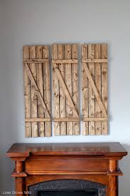 Wooden plantation shutters available in various woods and finishes at the best prices. Diy Barn Wood Shutters Love Grows Wild