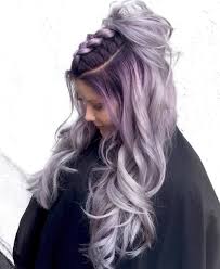 Platinum Amethyst Smoke By Ross Michael S Salon Using Guy Tang Mydentity With Olaplex Dark Purple Hair Hair Styles Hair Color Purple