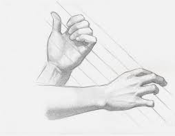 Harp Drawing Hands In Action One Of A Series Of Hands Playing Musical Instruments Drawing After Bouguereau Paintin How To Draw Hands Drawings Online Painting