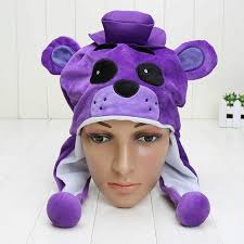 7 styles FNAF Five nights at Freddy plush toys cosplay cap hat Cosplay  Freddy (D