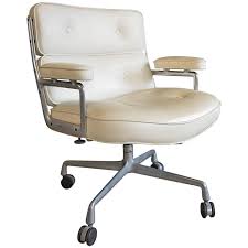 Charles Eames Time Life White Leather Chair White Leather Chair White Office Chair Chair