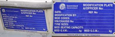 From wikipedia, the free encyclopedia. Safety Certificates Qld Modification Plates