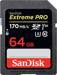 Buy - Sandisk 170Mb/S Sandisk Extreme Pro Sdxc Uhs-I Memory Card (64Gb,  256Gb Or 512Gb)