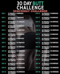 30 Day Butt Challenge 306090 D
