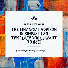 Recognised and accredited by the financial planning association of australia (fpa), the degree will equip you with the expertise to provide professional. A Financial Advisor Business Plan Template You Ll Want To Use